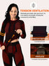 2-teiliger Thermo-Unterwäsche-Set Damen | Langarm & Leggings